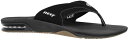 【送料無料】 リーフ メンズ サンダル シューズ Reef Men's Fanning Flip Flops Black/Silver(4)