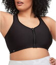 【送料無料】 グラマライズ レディース ブラジャー スポーツブラ アンダーウェア Glamorise Women's Zip Up Front-Closure ...