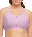 【送料無料】 グラマライズ レディース ブラジャー スポーツブラ アンダーウェア Glamorise Women's Zip Up Front-Closure ...
