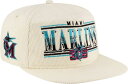 【送料無料】 ニューエラ レディース 帽子 アクセサリー New Era Adult Miami Marlins 2025 City Connect Golfer White Hat