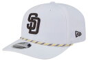 【送料無料】 ニューエラ レディース 帽子 アクセサリー New Era Adult San Diego Padres White Multi Rope 9Seventy Adjustable Hat