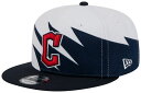【送料無料】 ニューエラ レディース 帽子 アクセサリー New Era Adult Cleveland Guardians Navy Jagged 9Fifty Adjustable Hat
