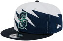 【送料無料】 ニューエラ レディース 帽子 アクセサリー New Era Adult Seattle Mariners Navy Jagged 9Fifty Adjustable Hat
