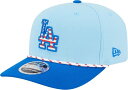【送料無料】 ニューエラ レディース 帽子 アクセサリー New Era Adult Los Angeles Dodgers Fourth of July 2025 Light Blue 9Seventy Adjustable Hat