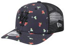 【送料無料】 ニューエラ レディース 帽子 アクセサリー New Era Adult New York Mets Black Pattern 9Seventy Adjustable Hat