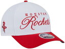 【送料無料】 ニューエラ レディース 帽子 アクセサリー New Era Adult Houston Rockets Draft White 9Forty Adjustable Hat