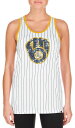 【送料無料】 ニューエラ レディース タンクトップ トップス New Era Women's Milwaukee Brewers Yellow Game Day Tank Top