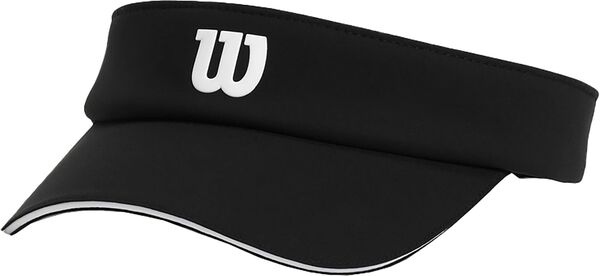 【送料無料】 ウィルソン メンズ 帽子 アクセサリー Wilson Adult Classic Technical Tennis Visor Black(4)