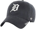 【送料無料】 フォーティーセブン レディース 帽子 アクセサリー '47 Women's Detroit Tigers Navy Miata Clean Up Adjustable Hat(4)