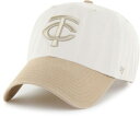 【送料無料】 フォーティーセブン レディース 帽子 アクセサリー '47 Adult Minnesota Twins Tan 2 Tone Desert Clean Up Adjustable Hat