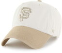 【送料無料】 フォーティーセブン レディース 帽子 アクセサリー '47 Adult San Francisco Giants Tan 2 Tone Desert Clean Up Adjustable Hat