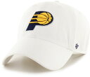 【送料無料】 フォーティーセブン レディース 帽子 アクセサリー '47 Adult Indiana Pacers Logo White Cleanup Adjustable Hat