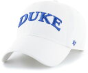 【送料無料】 フォーティーセブン レディース 帽子 アクセサリー 47 Adult Duke Blue Devils White Script Clean Up Adjustable Hat
