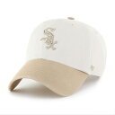 【送料無料】 フォーティーセブン レディース 帽子 アクセサリー 47 Adult Chicago White Sox Tan 2 Tone Desert Clean Up Adjustable Hat