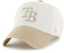 【送料無料】 フォーティーセブン レディース 帽子 アクセサリー 47 Adult Tampa Bay Rays Tan 2 Tone Desert Clean Up Adjustable Hat