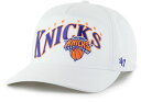 【送料無料】 フォーティーセブン レディース 帽子 アクセサリー '47 Adult New York Knicks White Logo Wave Hitch Adjustable Hat