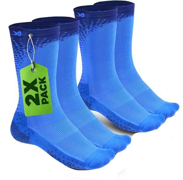 ̵ å    LUX Performance Grip Cleat Calf Socks - 2 P...