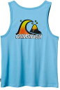 【送料無料】 クイックシルバー メンズ タンクトップ トップス Quiksilver Men's Bubble Fade Tank Top Aqua Blue