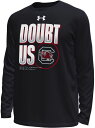 【送料無料】 アンダーアーマー レディース シャツ トップス Under Armour Adult South Carolina Gamecocks Doubt Us Black Bench Long Sleeve Shirt
