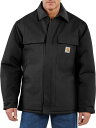 【送料無料】 カーハート メンズ ジャケット・ブルゾン アウター Carhartt Men's Traditional Arctic Quilt-Lined Duck Coat Black