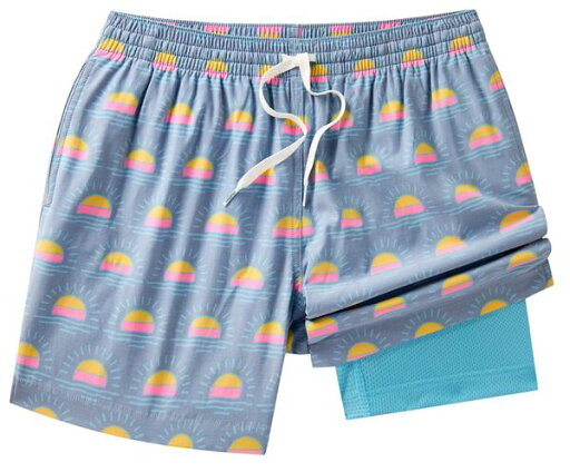 【送料無料】 チャビーズ メンズ ハーフパンツ・ショーツ 水着 Chubbies Men's Classic Lined 5.5" Swim Trunks The Heat Waves/Gray 【送料無料】 チャビーズ メンズ ハーフパンツ・ショーツ 水着 Chubbies Men's Classic Lined 5.5" Swim Trunks The Heat Waves/Gray