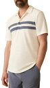 【送料無料】 ファレティ メンズ ポロシャツ トップス Faherty Cabana Towel Terry Polo Vintage White