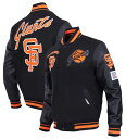 【送料無料】 プロスタンダード メンズ ジャケット・ブルゾン アウター Pro Standard Men's San Francisco Giants Black Retro Classic Jacket