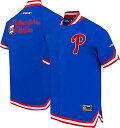 【送料無料】 プロスタンダード メンズ ジャケット・ブルゾン アウター Pro Standard Men's Philadelphia Phillies Royal Warmup Jacket