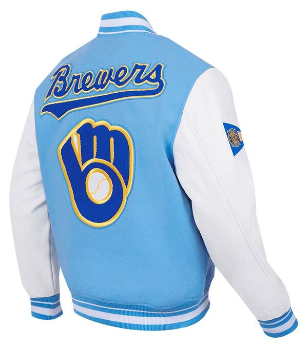 【送料無料】 プロスタンダード メンズ ジャケット・ブルゾン アウター Pro Standard Men's Milwaukee Brewers Blue Retro Classic Jacket