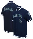 【送料無料】 プロスタンダード メンズ ジャケット・ブルゾン アウター Pro Standard Men's Seattle Mariners Navy Warmup Jacket