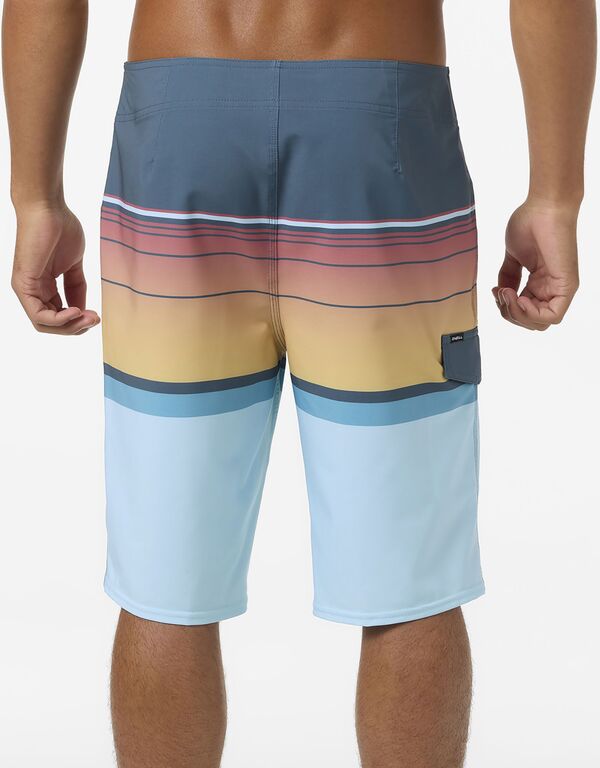 【送料無料】 オニール メンズ ハーフパンツ・ショーツ 水着 O'Neill Men's Lennox Stripe Quick-Drying 21 in. Boardshorts Dark Slate