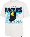 【送料無料】 フォーティーセブン メンズ Tシャツ トップス '47 Men's 2024-25 City Edition Indiana Pacers White Foundation T-Shirt