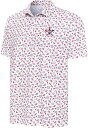 【送料無料】 アンティグア メンズ ポロシャツ トップス Antigua Men's Houston Astros White Independence Pol...
