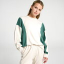【送料無料】 DSG レディース パーカー・スウェット アウター DSG Women's So Soft Crew Sweatshirt Cloudy Tofu...