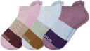 【送料無料】 ボンバス レディース 靴下 アンダーウェア Bombas Adult Solid Ankle Socks - 3 Pack Cloud Blue Mix(4)
