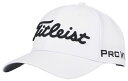 【送料無料】 タイトリスト レディース 帽子 アクセサリー Titleist Adult Tour Performance Golf Hat White/Black 2