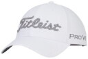 【送料無料】 タイトリスト レディース 帽子 アクセサリー Titleist Adult Tour Performance Golf Hat White/Gray