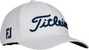 【送料無料】 タイトリスト レディース 帽子 アクセサリー Titleist Adult Tour Performance Golf Hat White/Navy