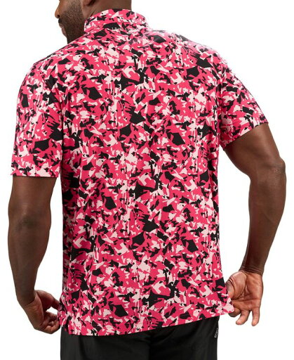 【送料無料】 ブラック クローバー メンズ ポロシャツ トップス Black Clover Men's Camo Mix Golf Polo Pink