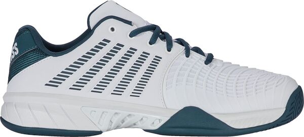 【送料無料】 ケースイス メンズ スニーカー シューズ K-Swiss Men's Express Light 3 Tennis Shoes White/Teal