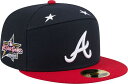 【送料無料】 ニューエラ レディース 帽子 アクセサリー New Era Adult Atlanta Braves All Star Game Split Panel 59Fifty Fitted Hat