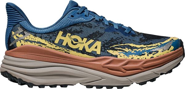 【送料無料】 ホカオネオネ メンズ スニーカー シューズ HOKA Men's Stinson 7 Trail Running Shoes Foggy Night/Cardamom