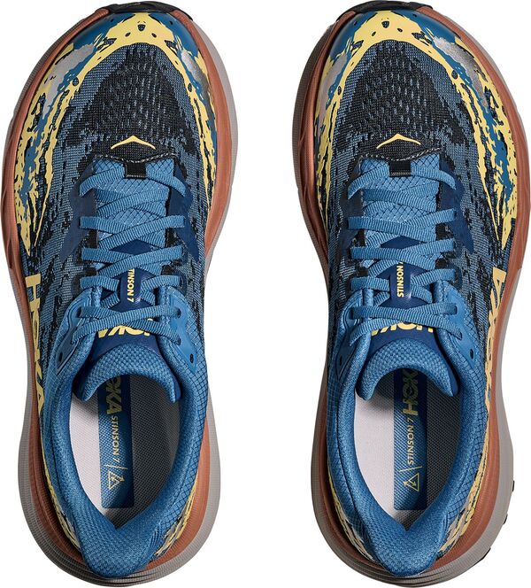 【送料無料】 ホカオネオネ メンズ スニーカー シューズ HOKA Men's Stinson 7 Trail Running Shoes Foggy Night/Cardamom