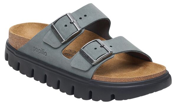 【送料無料】 ビルケンシュトック レディース サンダル シューズ Papillio by Birkenstock Women's Arizona Chunky Platform Sandals Basalt Grey