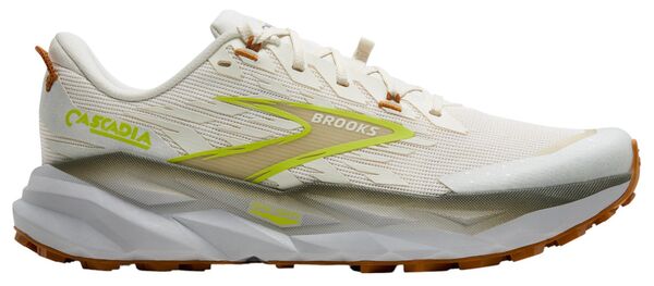 【送料無料】 ブルックス メンズ スニーカー シューズ Brooks Men's Cascadia 19 Trail Running Shoes Coconut/Olive/Ginger