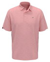 【送料無料】 キャラウェイ メンズ ポロシャツ トップス Callaway Men's Ventilated Classic Jacquard Golf Polo Strawberry Pink