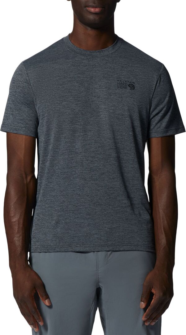 【送料無料】 マウンテンハードウェア メンズ Tシャツ トップス Mountain Hardwear Men 039 s Sunblocker Short Sleeve T-Shirt Dark Storm Heather