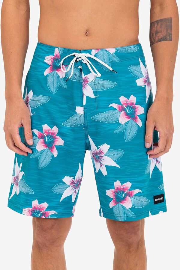 【送料無料】 ハーレー メンズ ハーフパンツ・ショーツ 水着 Hurley Men's Phantom-Eco Weekender 20" Boardshorts Tornado Teal