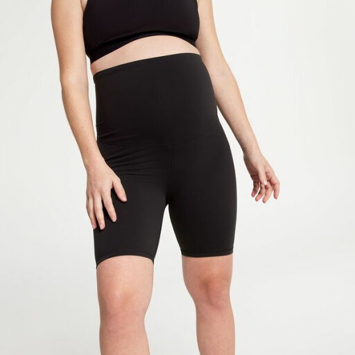 【送料無料】 キャリー レディース ハーフパンツ・ショーツ ボトムス CALIA Women's Essential Maternity 7" Bike Shorts Pure Black 【送料無料】 キャリー レディース ハーフパンツ・ショーツ ボトムス CALIA Women's Essential Maternity 7" Bike Shorts Pure Black