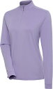 【送料無料】 アンティグア レディース ポロシャツ トップス Antigua Women's Finish 1/4 Zip Mock Neck Golf Pol...